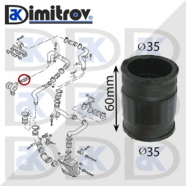 Маркуч турбо Seat Alhambra Cordoba Ibiza Toledo Volkswagen Caddy Golf Passat Polo Sharan Vento